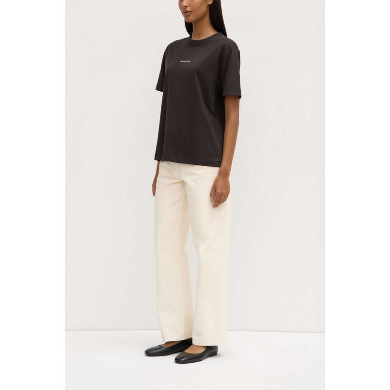Assembly Label Womens Atelier Logo Tee Washed Black image number 3